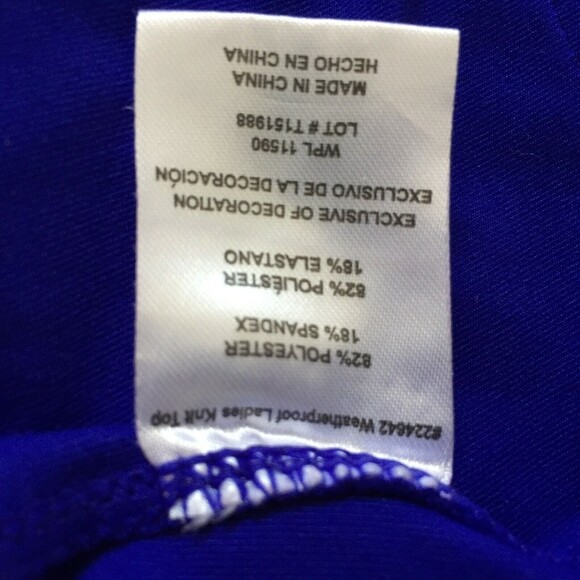 Weatherproof 32 Degrees Cool Tank Top Women Small T-Back  Blue - Picture 9 of 9